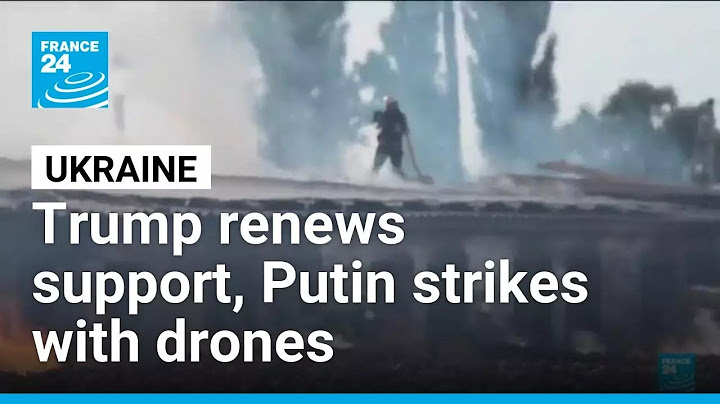 Ukraine: Trump renews arms support as Putin strikes with major drone attack • FRANCE 24 English