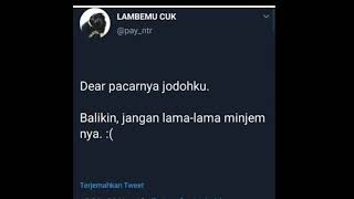 Kumpulan status twitter receh kocak