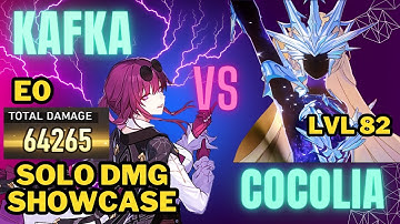 Kafka VS Cocolia - Solo DPS , E0 Damage output Showcase (Honkai Star Rail)