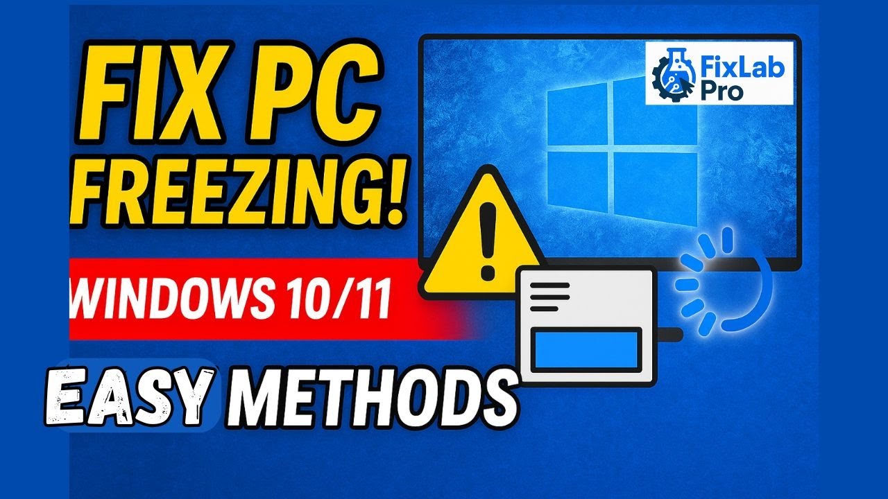 Fix Windows PC Freezing & Not Responding | 100% Working Solutions (No Software Needed)