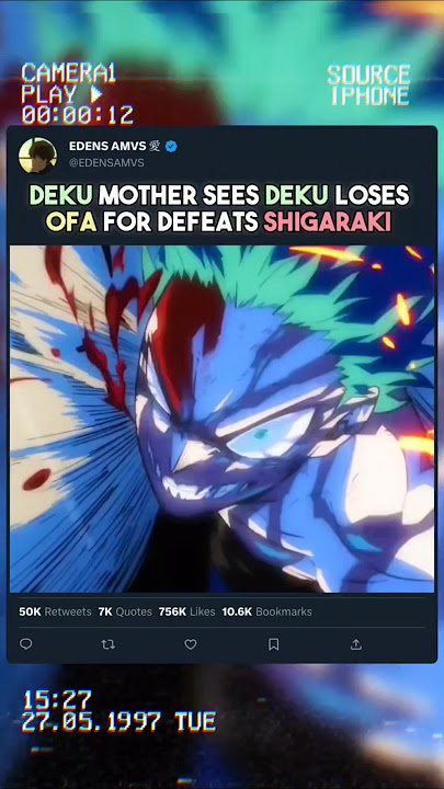 LA MÈRE DE DEKU VOIT DEKU PERDRE OFA | #myheroacademia #edit #amv #mha #anime #mangaedit