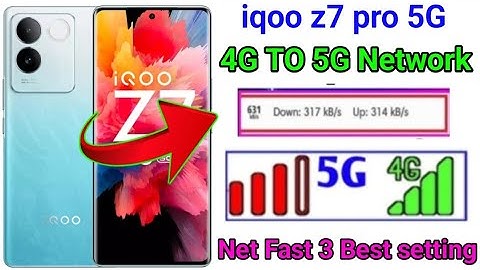 iqoo z7 pro 5G 4G volte Network settings || How to fix network setting iqoo z7 pro 5G