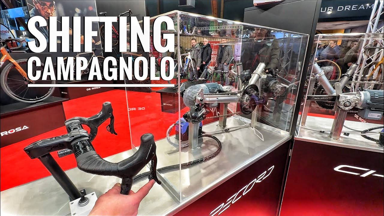 Shifting Campagnolo Ekar 13s gravel, Chorus mechanic 12s and Super