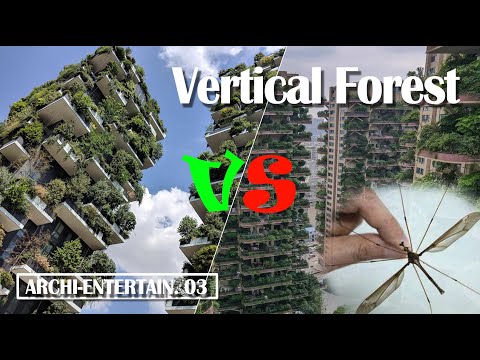 Vertical Forest human friendly (Milan apt.) VS mosquito friendly (Chengdu apt).