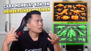 Rahasia Cara Membuat Lumpur Warna Warni Konten Membersihkan Mainan Seperti Mainan Oyenn