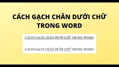 Hướng dẫn gạch ngang chữ trong word	Informational