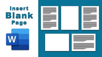 How to insert blank page to existing word document