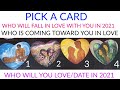 PICK A CARD ~ WHO WILL YOU LOVE/DATE IN 2021 🤔 WHO IS COMING TOWARD YOU IN LOVE 2021 ❤️🖤 TIMELESS