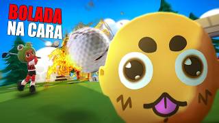 So Bola no Queixo (lá ele) Super Battle Golf Com Amigos