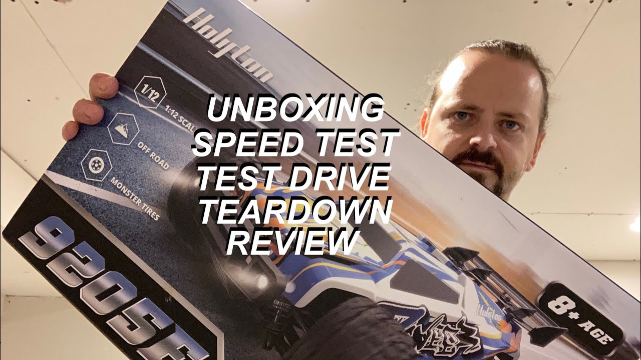 Holyton 9205E RC Truck Unboxing, Speed Test, Test Drive, Teardown, and
