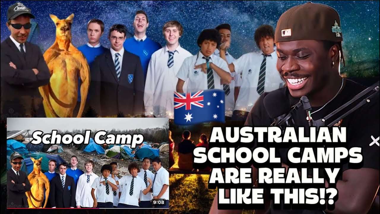 🇺🇸🇦🇺AMERICAN REACT TO THE AUSTRALIAN SCHOOL CAMP EXPERIENCE😱 @yorakhunt69