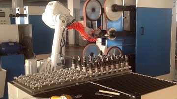 Faucet Robot polishing--double hole