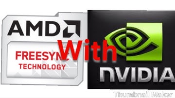 How to use freesync with a GTX gpu nivida Gsync