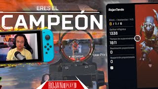 UNA VICTORIA POR LOS PELOS ¿8 KILLS ootra vez?! 😒 APEX LEGENDS en NINTENDO SWITCH. Gameplay