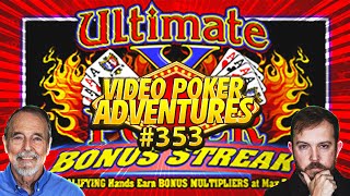 Triple Double Bonus Ultimate X Bonus Streak! Video Poker
