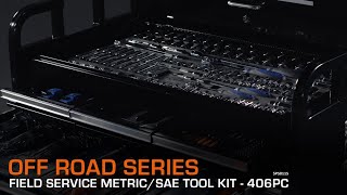 FIELD SERVICE TOOL KIT - 406PC - METRIC/SAE - SP TOOLS (SP50115, SP50115W)