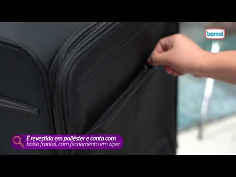 Mala De Viagem Média Samsonite Casso 93S009002 Preta