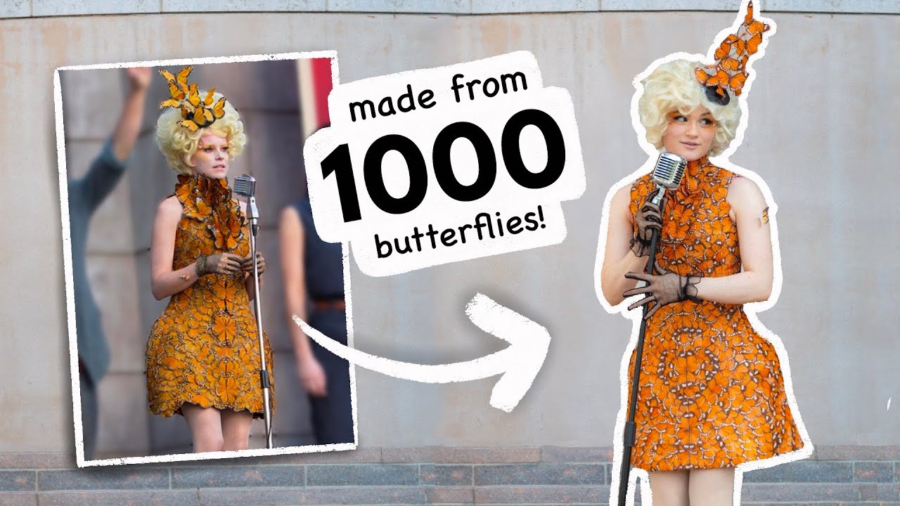 effie trinket butterfly dress