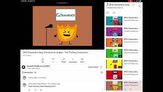 Kmos Reacts Bfb Characters Sing Commercial Jingles-The Thrilling Conclusion