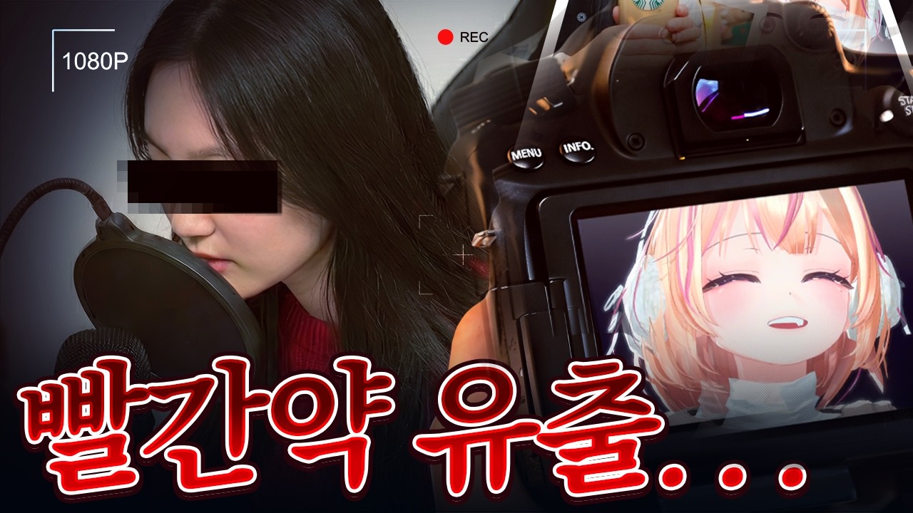 돈 때문에 빨간약 촬영 당한 버튜버