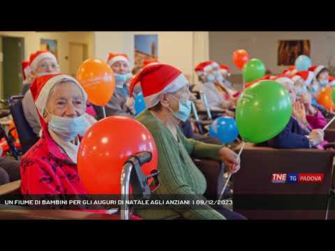 UN FIUME DI BAMBINI PER GLI AUGURI DI NATALE AGLI ANZIANI  | 09/12/2023