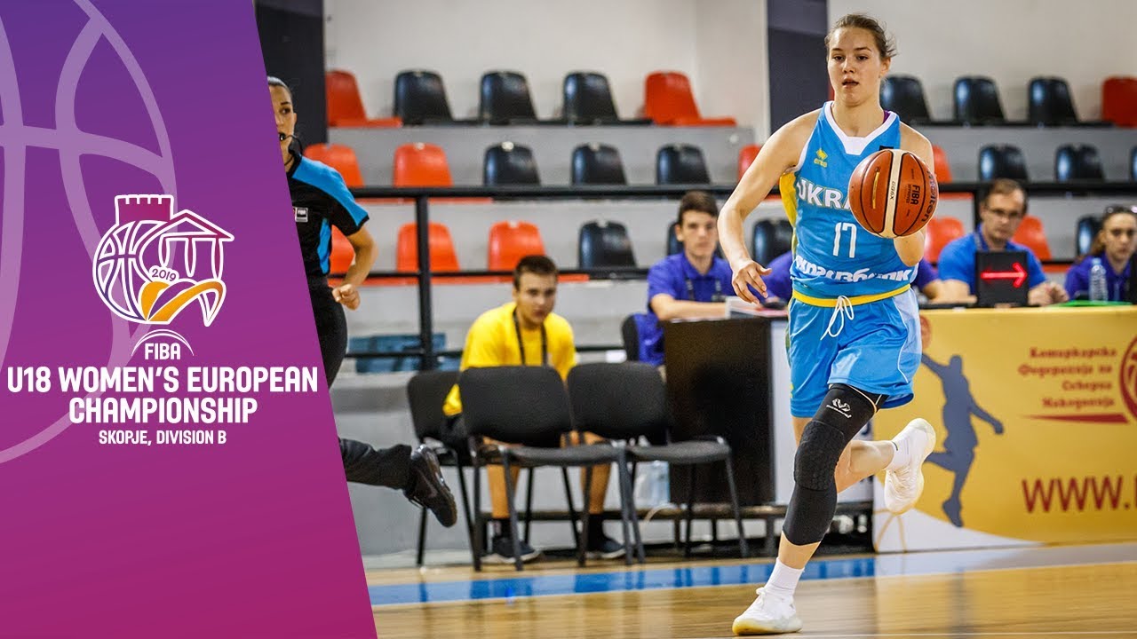 Albania v Ukraine - Full Game - FIBA U18 Women's European Championship Division B 2019 oceania insignia