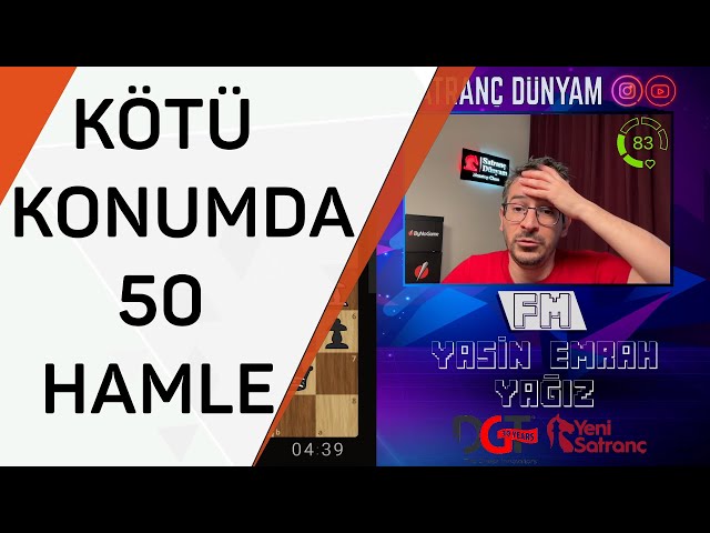 KÖTÜ KONUMDA 50 HAMLE Yaptım | Pirc Savunması Avusturya Atak class=