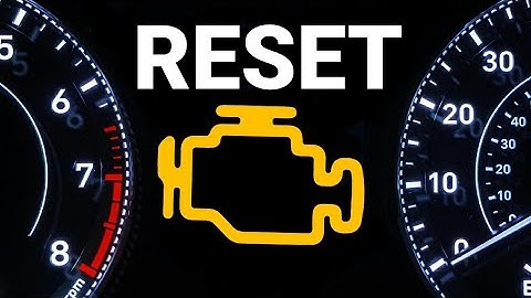 How to Fix and Reset Check Engine Warning Light Stays On or Flashing Without a Scanner