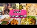 Vlog- A to Z Food Challenge With a TWIST!!