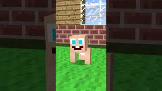 cute baby in minecraft #shorts