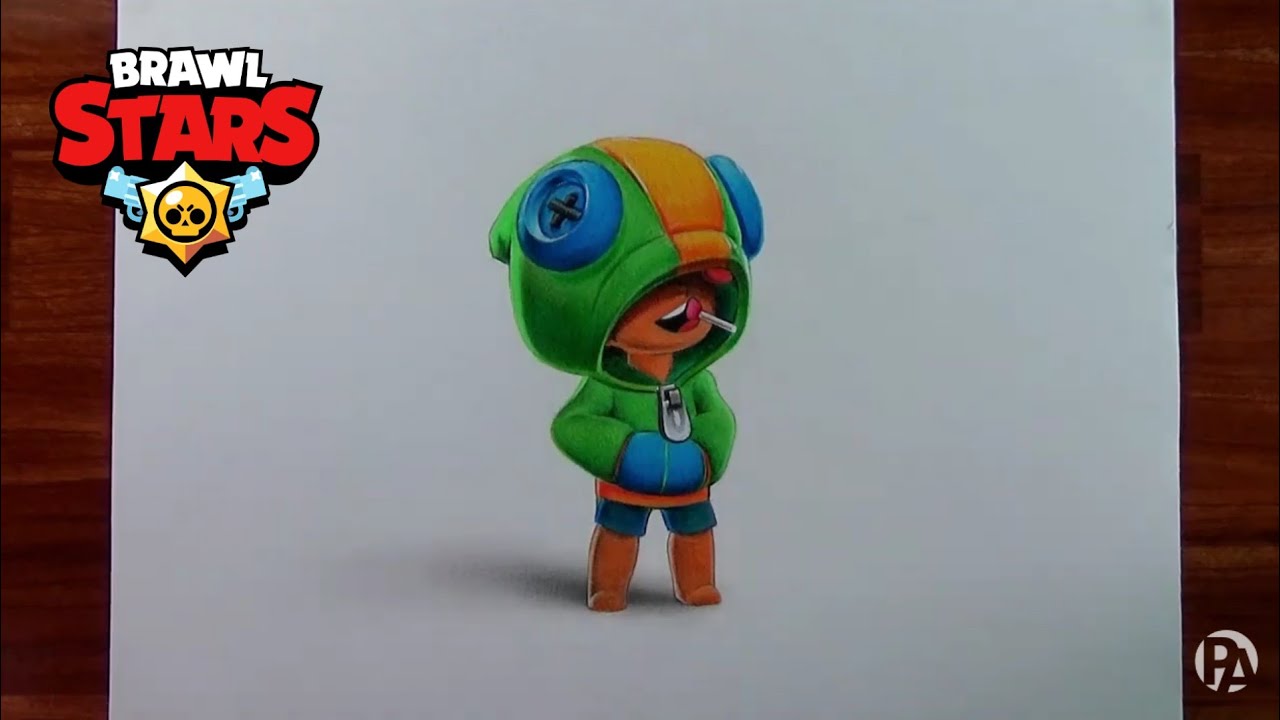 Dibujando A Leon De Brawl Stars Patrickart Youtube - dibujo animado fotos de brawl stars