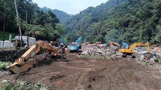 Alat Berat Excavator Ditambah Lagi Untuk Penanganan Bencana Banjir Bandang