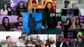 Squid Game Season 1 Episode 5 | Reaction Mashup #squidgame #reactionmashup