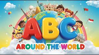ABC Country Song, Alphabet World's Flag. Alphabets Song for kids | Learn Alphabets for Kids #abcd