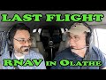 Last Flight (for this engine) | RNAV Approach in Olathe with a Surprise on Short Final