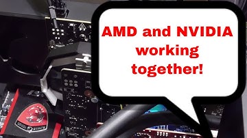 NVIDIA and AMD working together!?! | CrosSLiX in my computer!