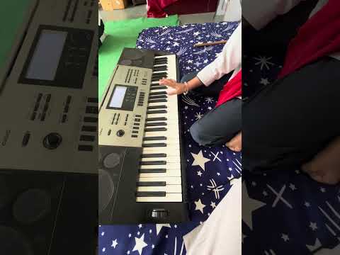 My student of class 4th… playing National Anthem ❤️