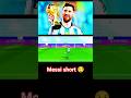 Messi short 😈#shorts #viral #ytshorts #trendingshorts #efootball #football #messi #argentina #goat 😈