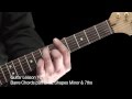 Learn Guitar- Part B - Barre Chords - Minor &amp; 7th