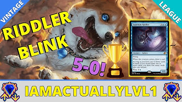 5-0 TROPHY with NEW EOE card - Quantum Riddler - UW Blink