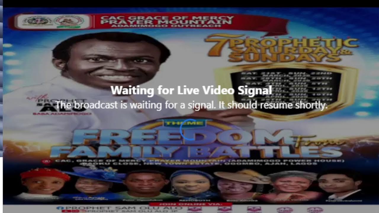 E JE KA GBADURA PELU PROPHET SAM OLU ALO