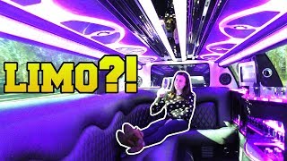 WE ARE IN A LIMO!!!