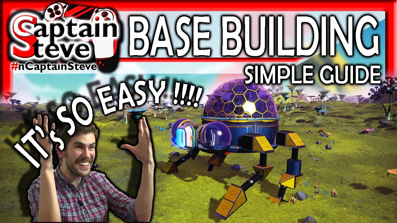 No Man's Sky Expeditions Update Base Building Tips Captain Steve Simple Build  Guide NMS Fun Base - YouTube