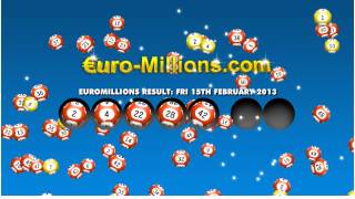 Euromillions Results for Friday 15th February 2013
