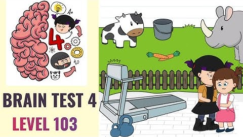 🧠 Brain Test 4 Level 103 | Tiki wants a unicorn | Walkthrough