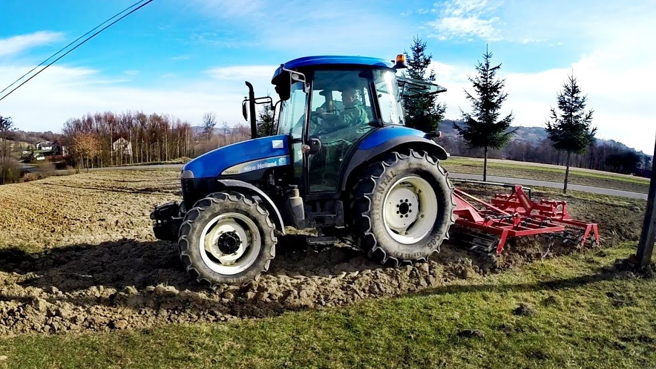 Wiosna 2019! Uprawa łąki pod owies 2019 |New Holland TD5020 |Dziekan Apollo 24