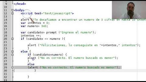 Curso JavaScript en el Aula - Ejercicio de Adivinar un número