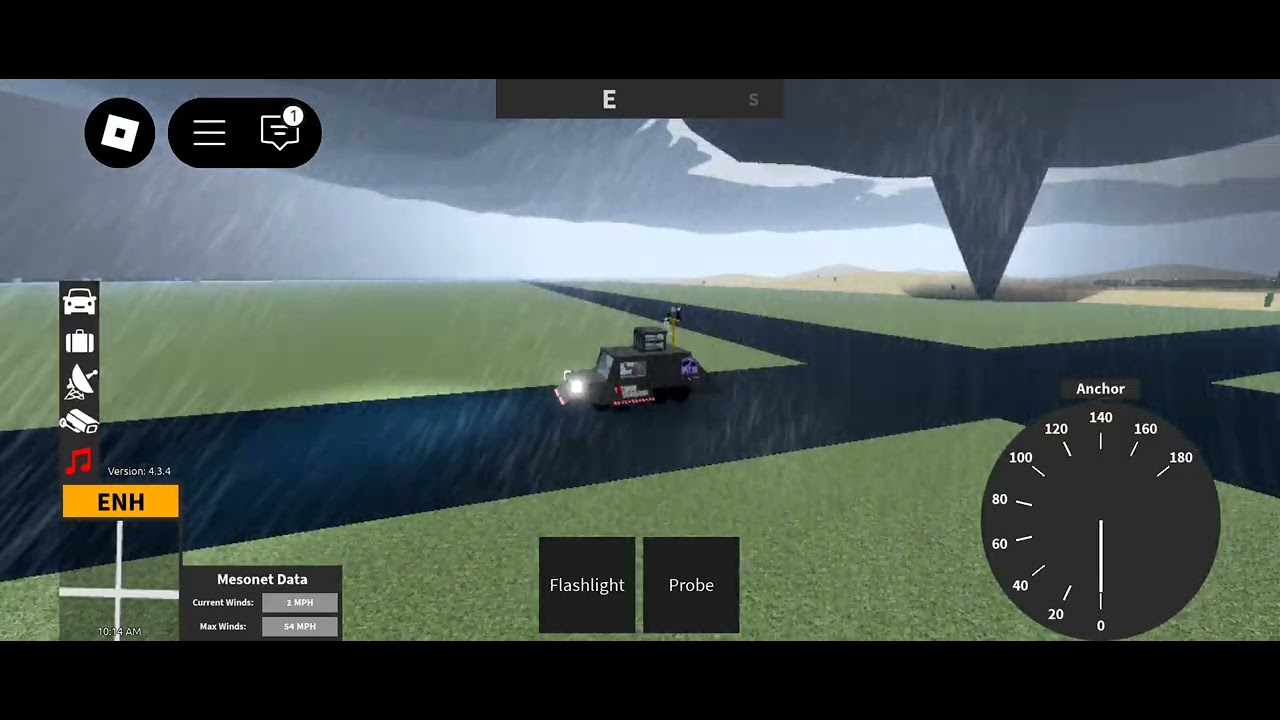 Roblox Roaring Skies Chased an EF1 Tornado with a top wind speed of ...