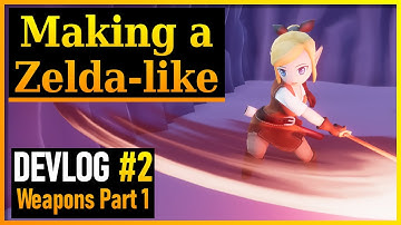 Prepping for COMBAT in a Zelda inspired Game | Devlog #2 (Weapons, Inventory & Animations)