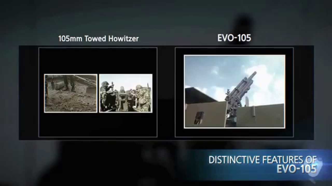 EVO 105 105mm Evolved Wheeled Self Propelled Howitzer YouTube